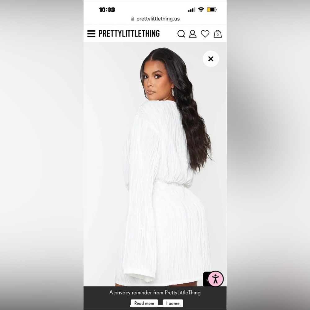 White pretty little things dress